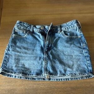 Classic Blue Denim Mini Skirt